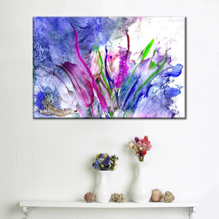 Abstract Flower Wall Art