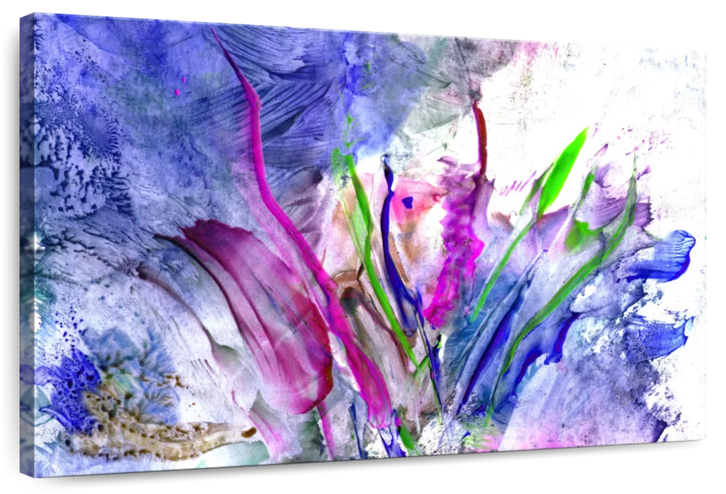 Abstract Flower Wall Art