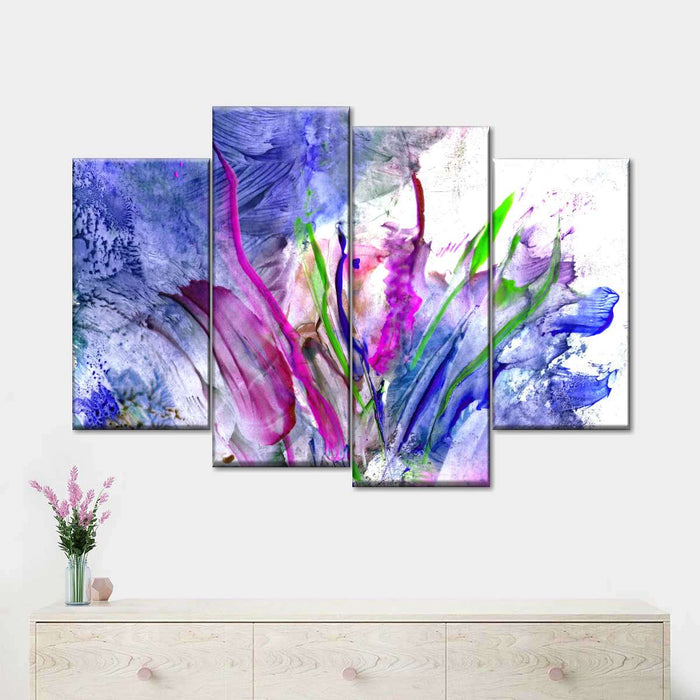 Abstract Flower Wall Art