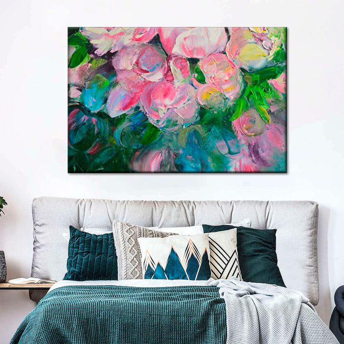 Abstract Peonies Wall Art