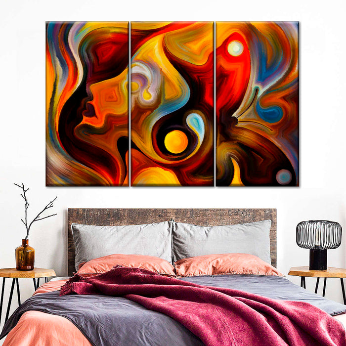 Abstract Portrait Wall Art