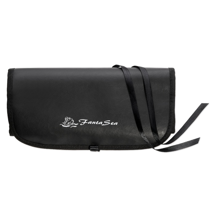 Body Brush 5 Piece Set in Roll Up Carry Case - Synthetic Bristles