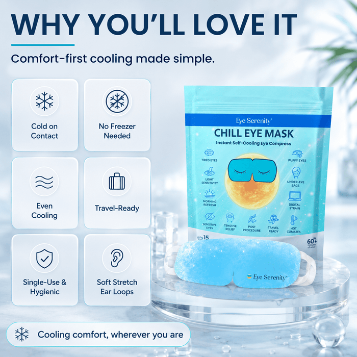 CHILL Self-Cooling Eye Masks