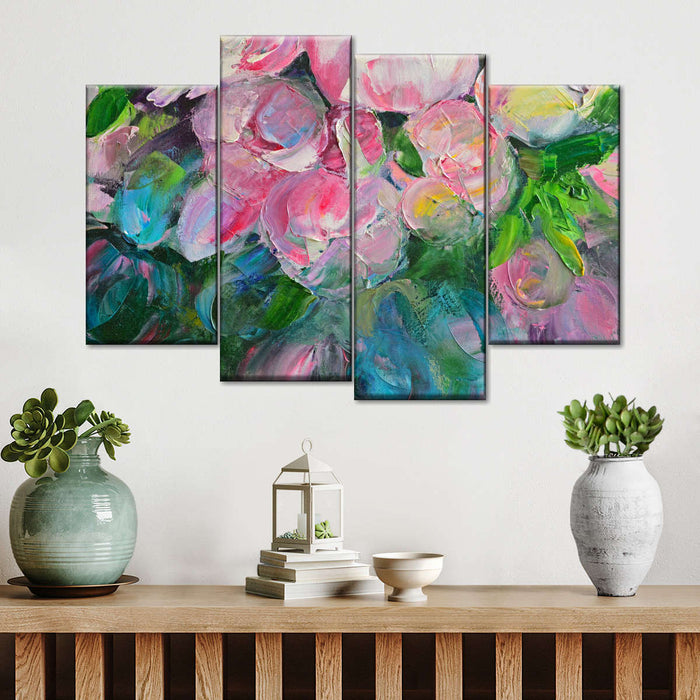 Abstract Peonies Wall Art