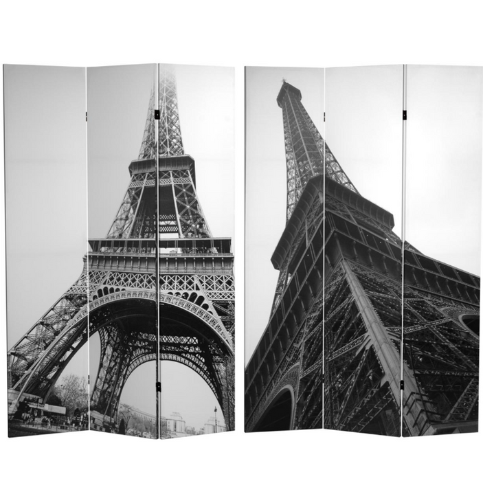 Eiffel Tower Art Print Screen (Canvas/Double Sided)