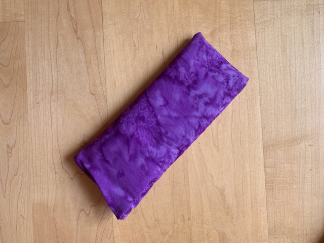 Soothing Eye Pillow - Flax Seed Filled with Batiked Cotton Cover