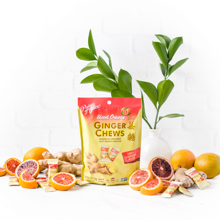 Prince of Peace Ginger Chews With Blood Orange, 4 oz