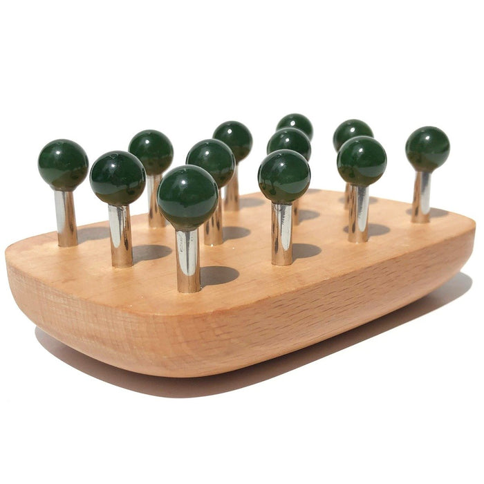 Canadian Jade and Wood Massage Tool