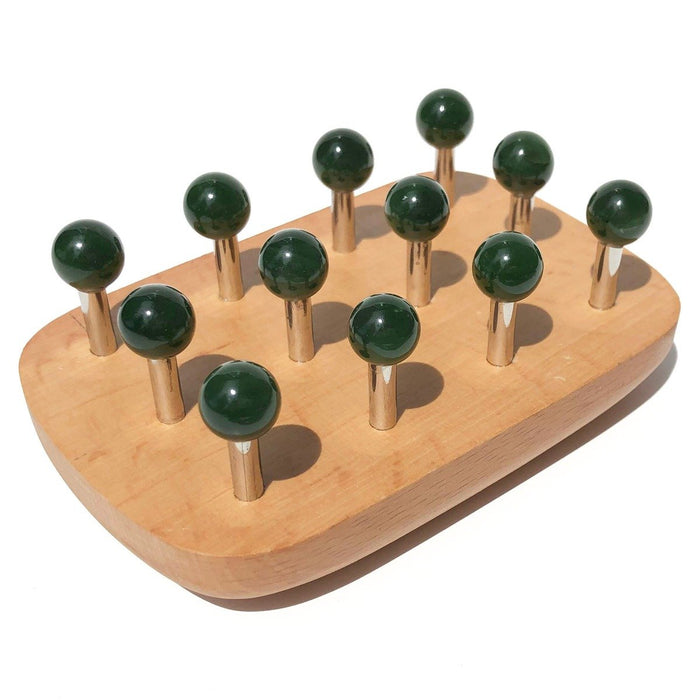 Canadian Jade and Wood Massage Tool