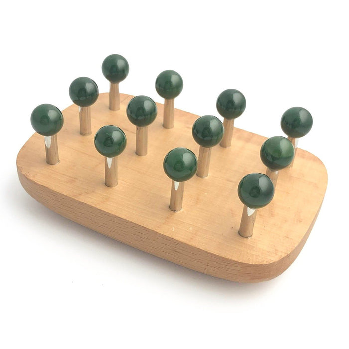 Canadian Jade and Wood Massage Tool