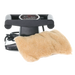 Jeanie Rub massager and fleece cover on a white background