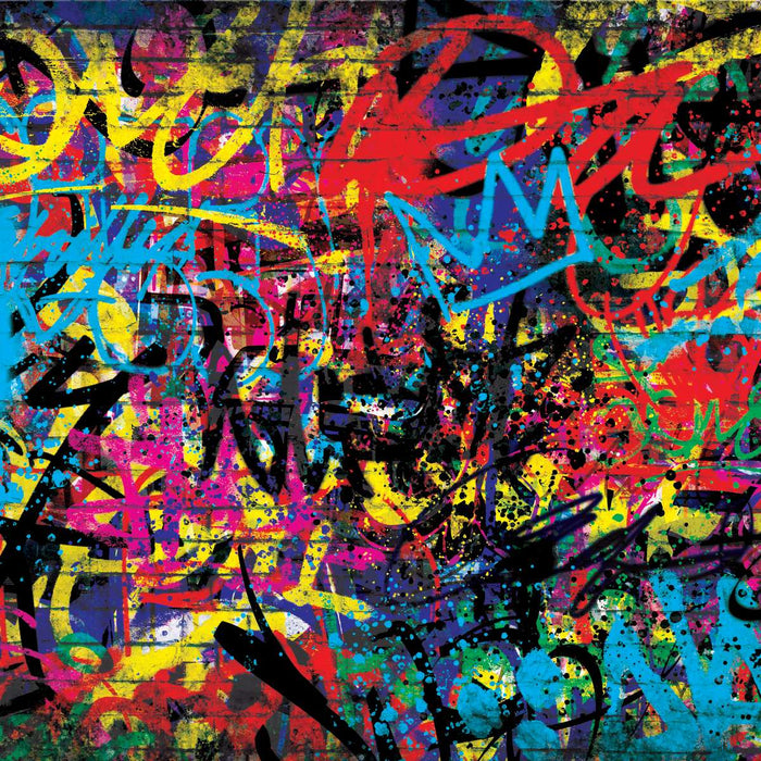 Abstract Graffiti Wall Art