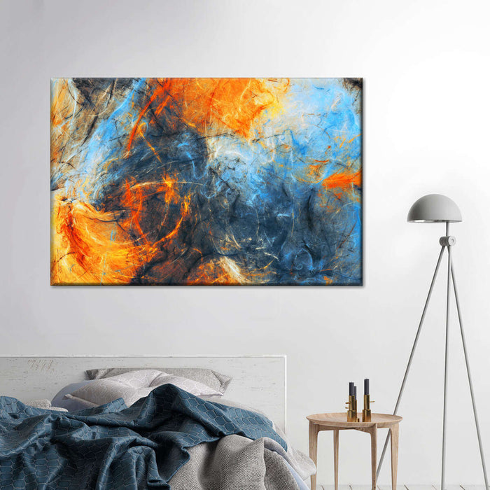 Abstract Lava Swirls Wall Art