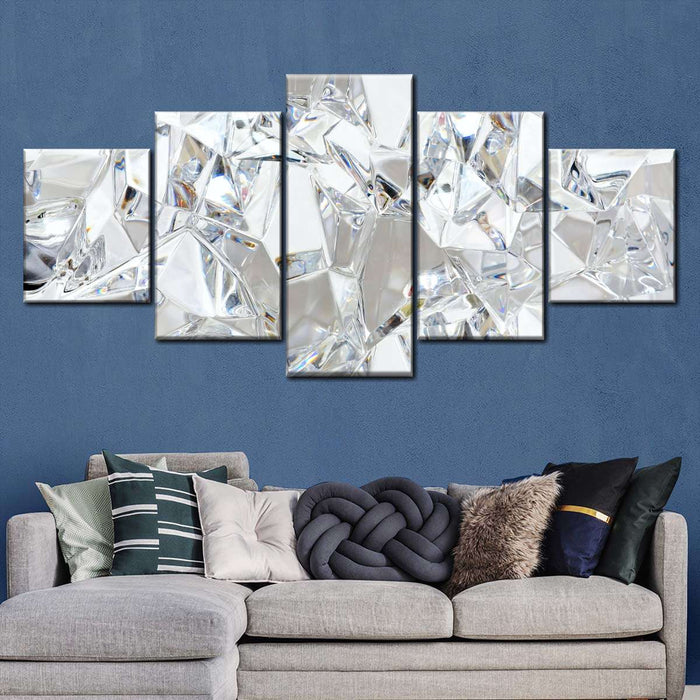 Abstract Ice Wall Art