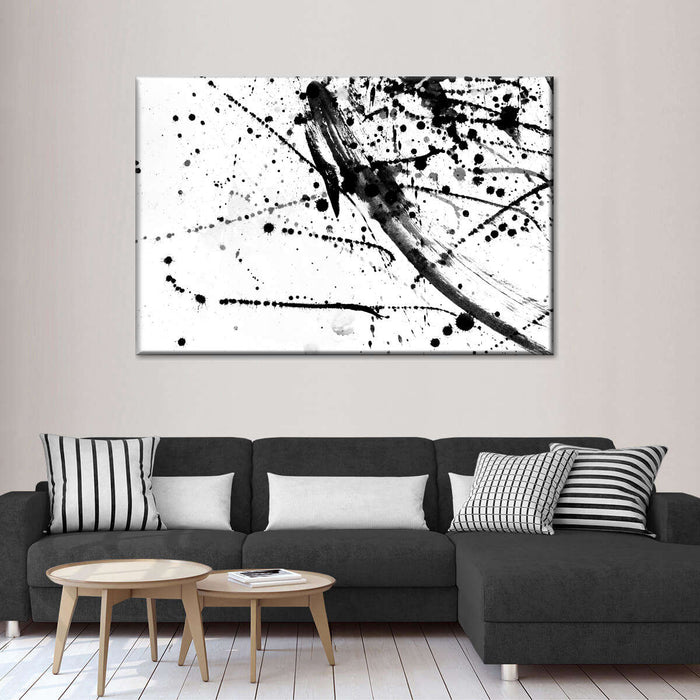 Abstract Black And White Wall Art