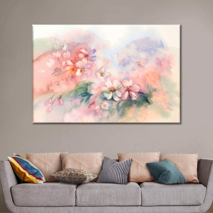 Abstract Cherry Blossom Wall Art