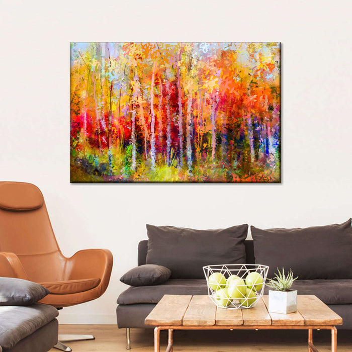 Abstract Fall Wall Art