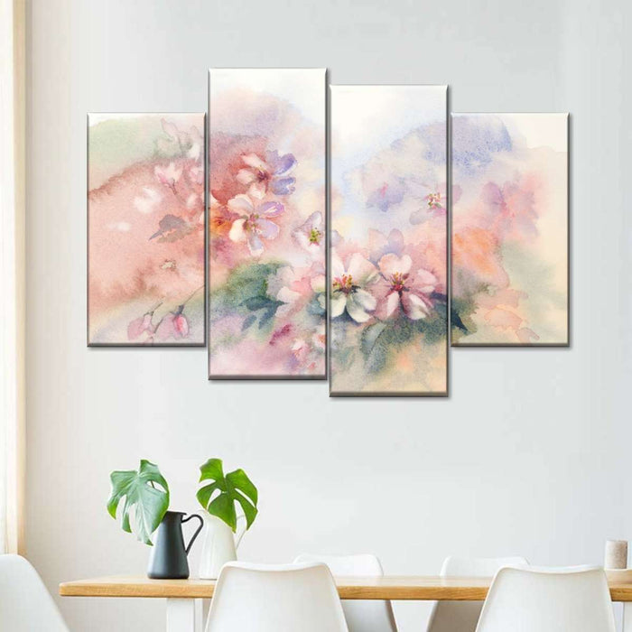 Abstract Cherry Blossom Wall Art