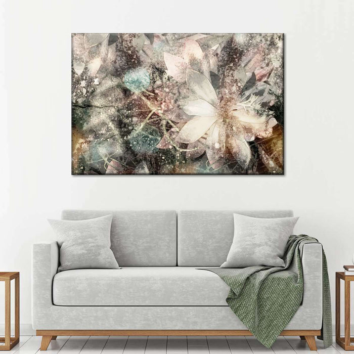 Abstract Floral Elements Wall Art