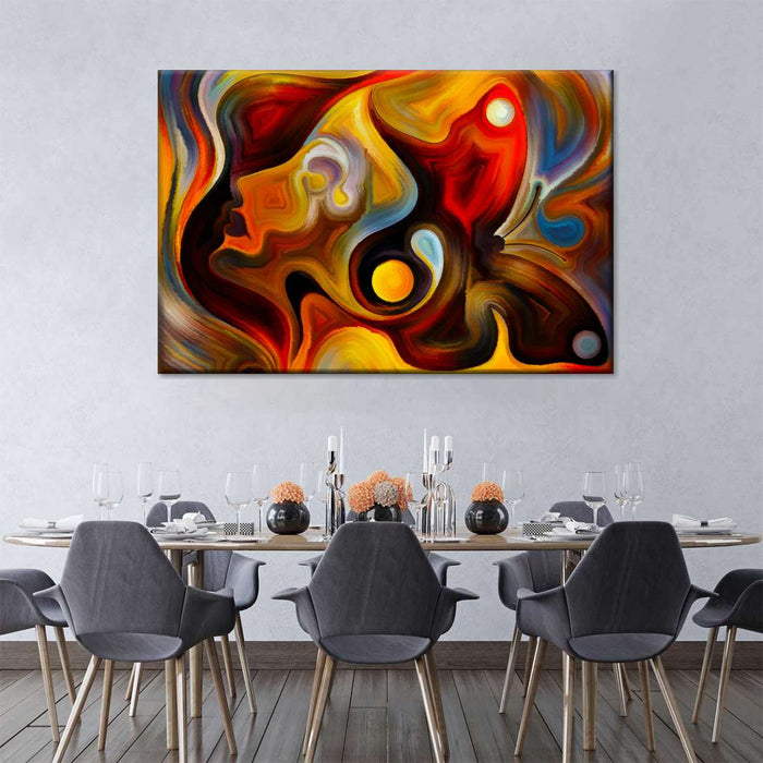 Abstract Portrait Wall Art