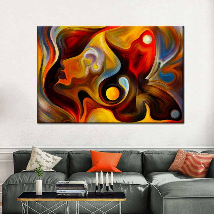 Abstract Portrait Wall Art