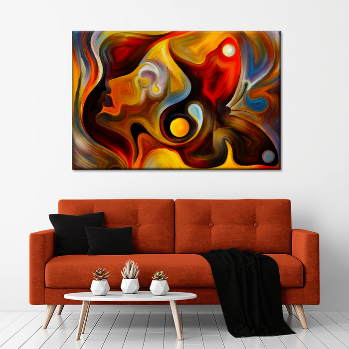 Abstract Portrait Wall Art