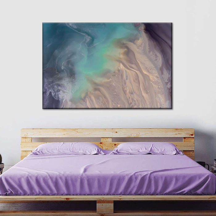 Abstract Coastal Wall Art