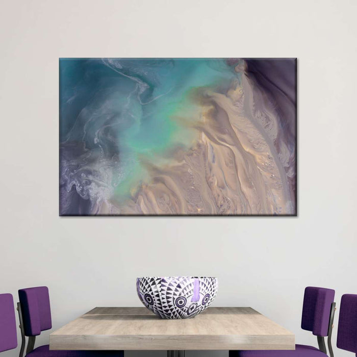 Abstract Coastal Wall Art