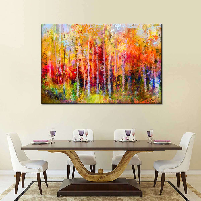 Abstract Fall Wall Art