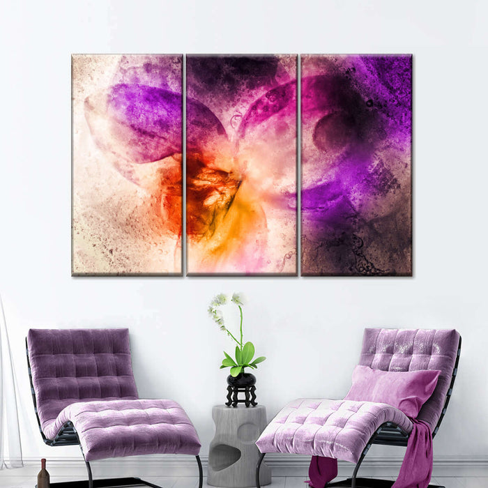 Abstract Floral Wall Art