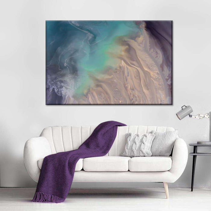 Abstract Coastal Wall Art