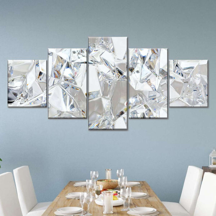 Abstract Ice Wall Art