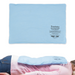 Blue cold pack on a white background