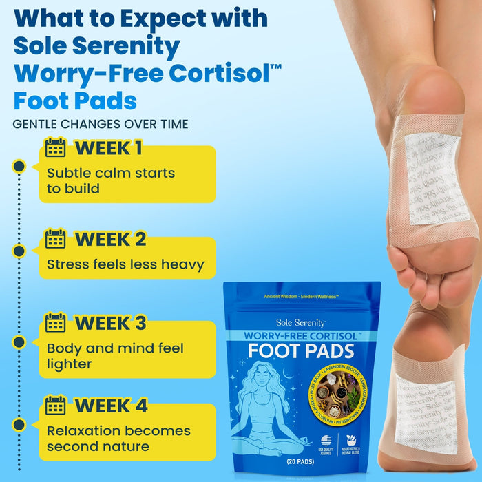 Cortisol + Good Night Sleep Detox Bundle - Foot Pads