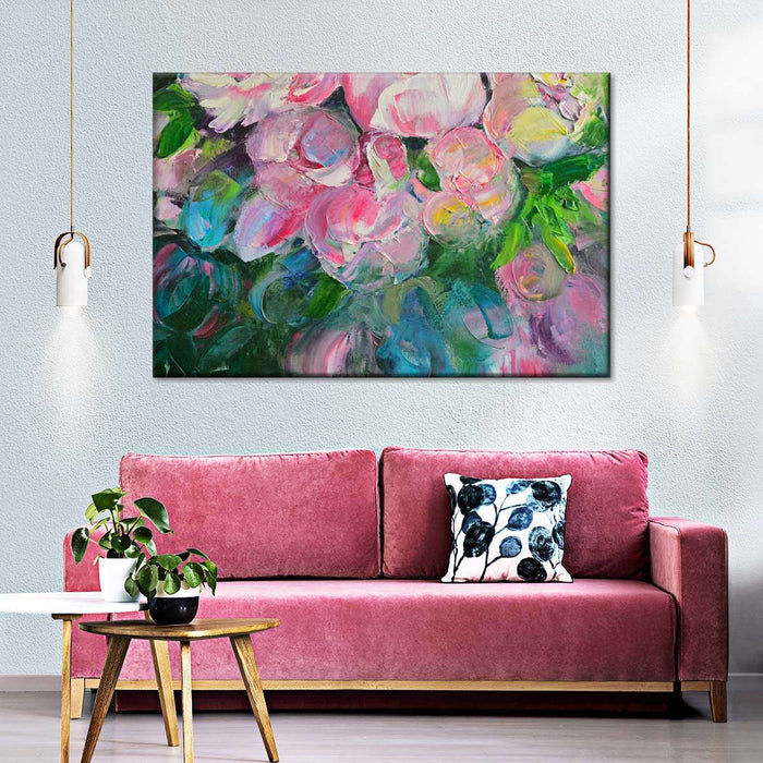 Abstract Peonies Wall Art