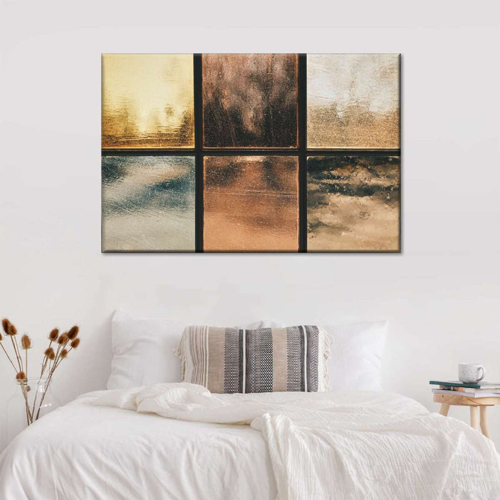 Abstract Metallics Wall Art