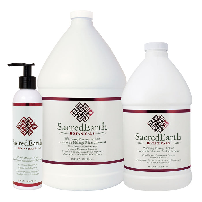 Sacred Earth Botanicals Warming Massage Lotion