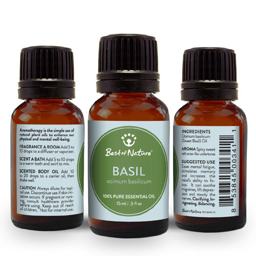 Sweet Basil Essential Oil - Spa & Bodywork Market