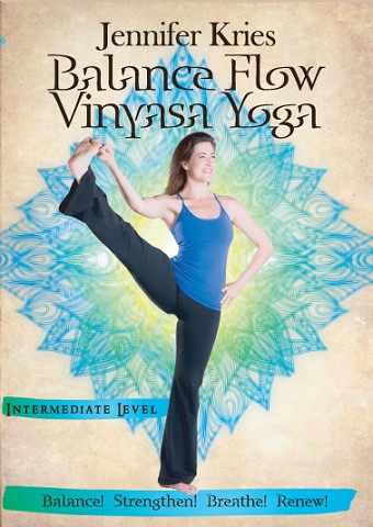 Balance Flow Vinyasa Yoga Video on DVD - Jennifer Kries