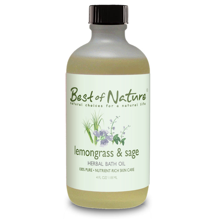 Lemongrass & Sage Bath Oil - Spa & Bodywork Market