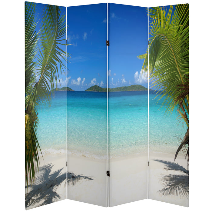 Beach Art Print Screen (Canvas/Double Sided) - Spa & Bodywork Market