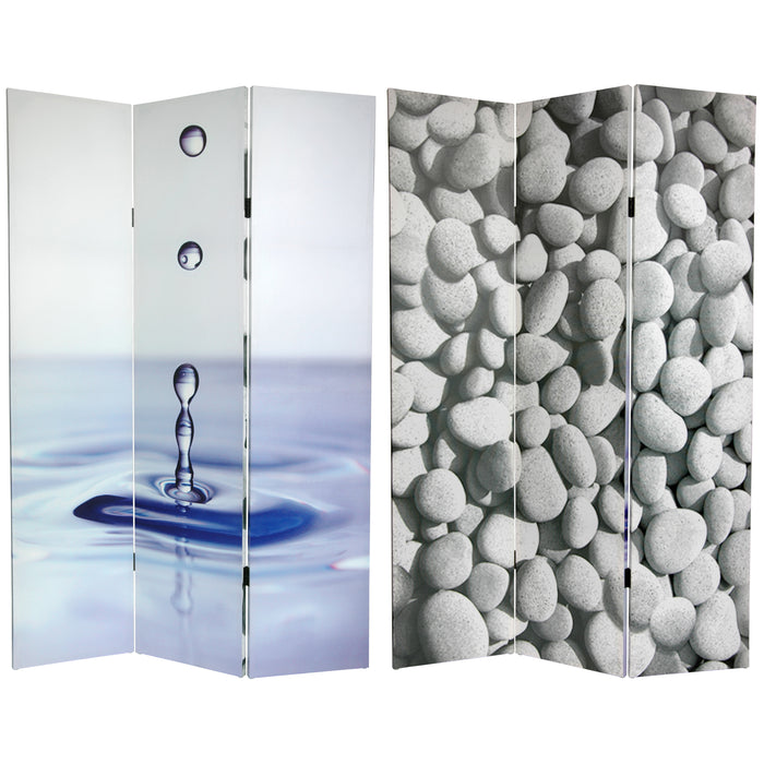 Water Zen Art Print Screen (Canvas/Double Sided) - Spa & Bodywork Market