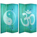 Yin Yang/Om Art Print Screen (Canvas/Double Sided) - Spa & Bodywork Market