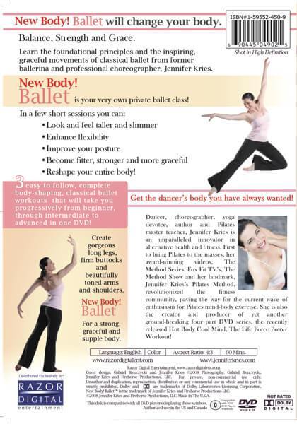 New Body Ballet Exercise Dance Video on DVD Jennifer Kries