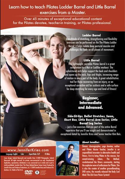Pilates Barrel Master Trainer Series Video on DVD - Jennifer Kries — Spa &  Bodywork Market