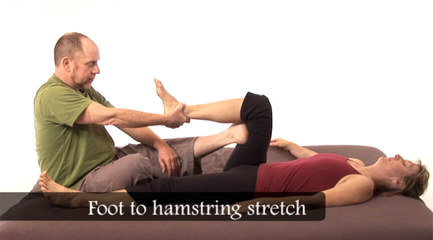 Hamstrings Stretch in Thai Yoga Massage