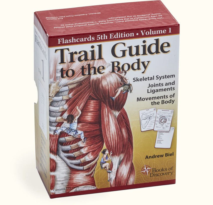 Trail Guide to the Body Flashcards Volume 1 - 5th Edition - Spa & Bodywork Market