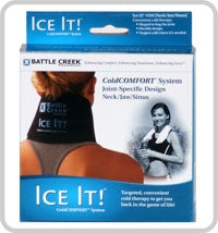 Ice It! Cold Comfort - Neck/Jaw/Sinus System - 4.5" x 10" - Spa & Bodywork Market