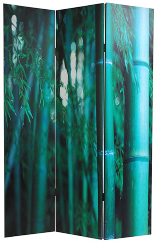 Bamboo Art Print Screen (Canvas/Double Sided) - Spa & Bodywork Market
