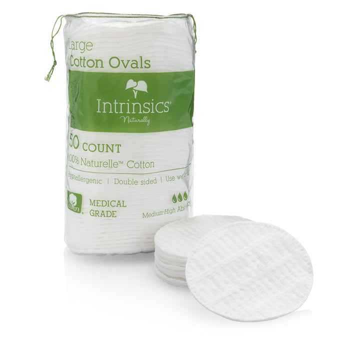 Large Cotton Ovals - 50 ct - Naturelle Cotton